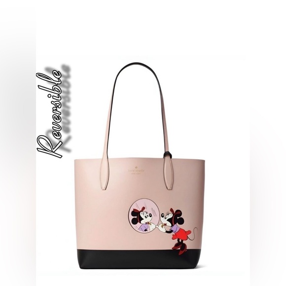 Kate Spade Pink and Black Minnie Mouse Tote
Retail Price is 379.00 - Picture 5 of 6